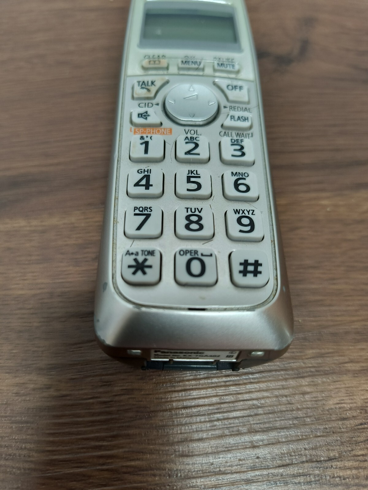 Panasonic KXTGA402N Single Line Cordless Phone No BATTERY Parts Only