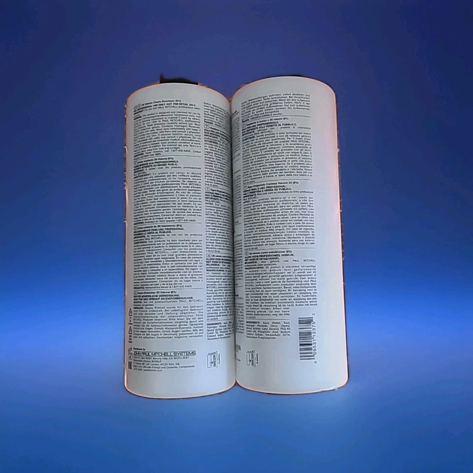 Paul Mitchell Cream Developer 20 volumen 33 oz 2 piezas Foto 2 de 2