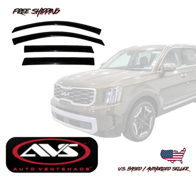 2020-2025 Kia Telluride AVS Window Vent Visors Rain Dust Guard Deflector 4PC.