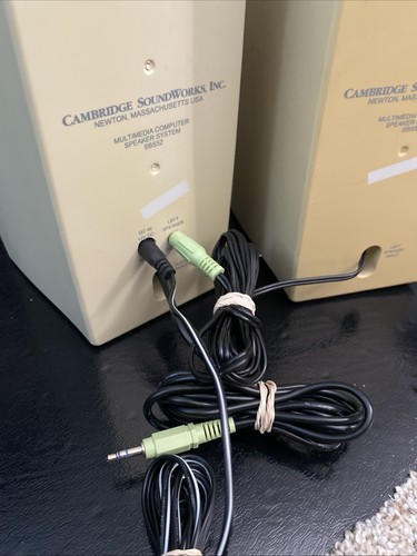 UPGRADED Creative Cambridge SoundWorks Multimedia Speaker System SBS52 W/ Power - Photo 10/15