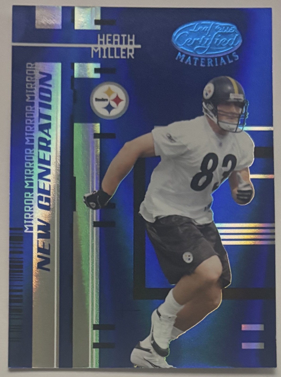 Heath Miller Leaf Certified Materials #164 Mirror Blue