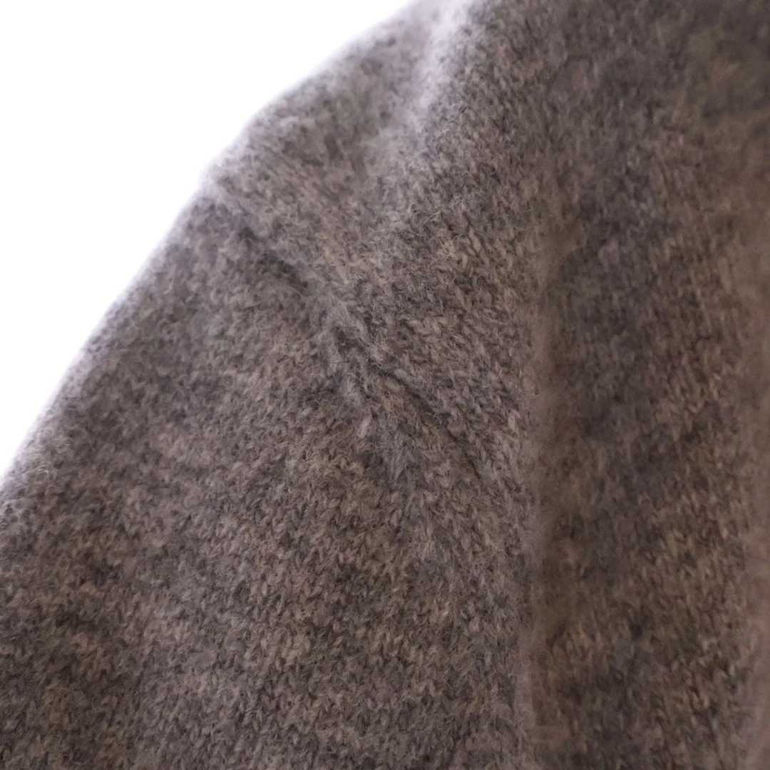 Felpa pullover lana ricamo logo Gucci grigio 770169 XKDRU usata 9f2