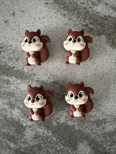 Silicone 3D Focal Beads For Beadable Pens Squirrels  4 Pcs 