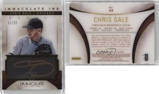2014 Panini Immaculate Immaculate Ink Gold /25 Chris Sale #44 Auto