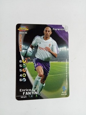 FOOTBALL CHAMPIONS 2004-05 card number 33 Fiorentina ENRICO FANTINI