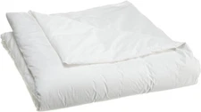  100% Cotton Duvet Cover Protector - Full Size - 86“ x 86”  White - Zipper Cover