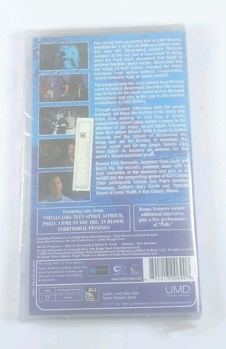 Nirvana Nevermind PSP Disc UMD Sealed 2004 Plus Interview And Live Footage - Picture 6 of 7