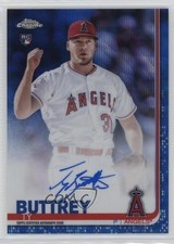 2019 Topps Chrome Rookie Blue Wave Refractor 114/150 Ty Buttrey #RA-TB Auto 3y4