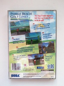 Pebble Beach Golf Links (Sega Saturn, 1995) Cib W/ Reg Card Tested
