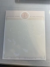 Pigment Craft Company Holly Background 6x6  Stencil