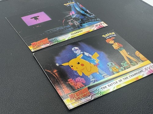 Lote de 10 cartas Pokemon Topps Pikachu’s Vacation & Mewtwo Strikes Back - Imagen 7 de 17