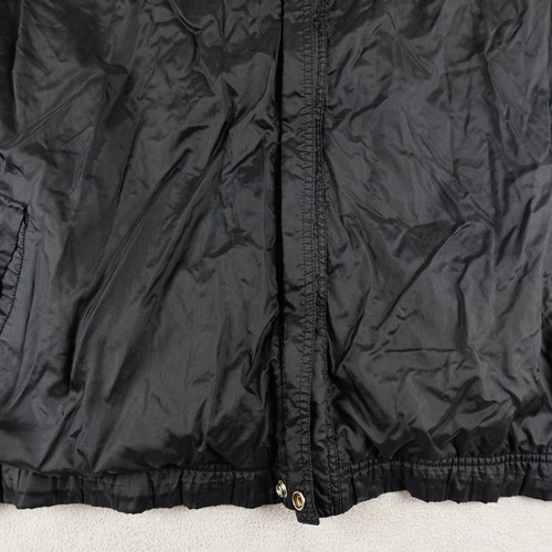Vintage Nike Jacket Mens 2XL Black Swoosh Windbreaker Full Zip Malaysia 90s - Picture 6 of 24