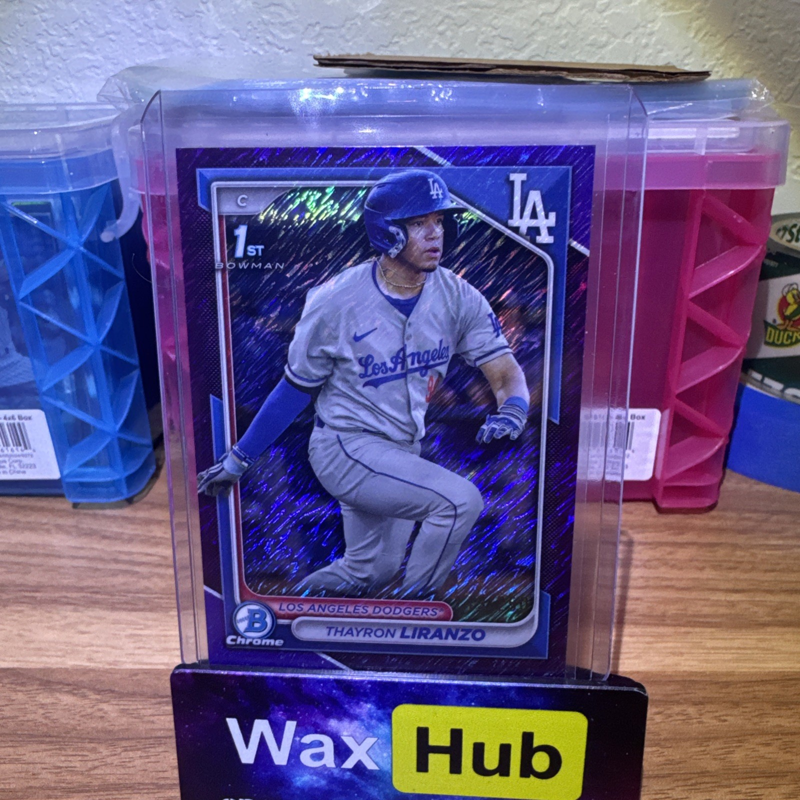 Thayron Liranzo 2024 Bowman Chrome 1st Bowman Purple Shimmer /250 #BCP-182