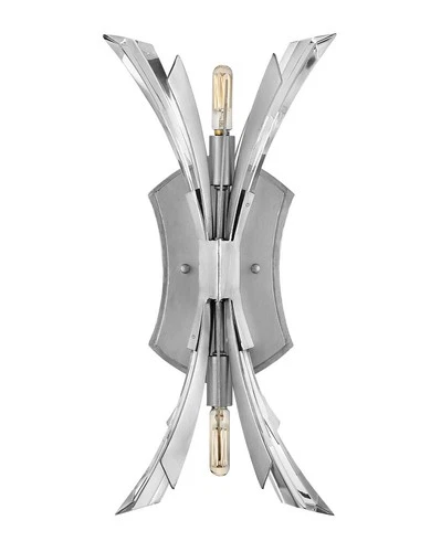 Fredrick Ramond FR40902 Vida 2 Light 17" Tall Wall Sconce - Brushed Graphite - Picture 4 of 9