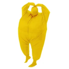 Yellow Inflatable Costume Full Body Suit Halloween Christmas Costumes Fancy D...