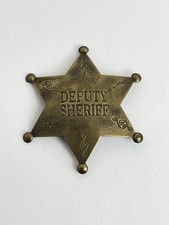 Metal Replica Deputy Sheriff Badge