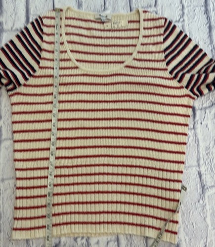 Suéter Pullover Madewell Stillman Nuevo con Etiquetas en Mezcla de Rayas XXL - Imagen 7 de 11
