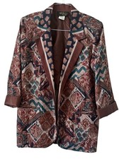 Vintage Toni Garment For CC Magic Jacket Women  s Small Multicolor Retro Blazer