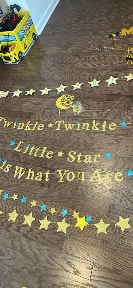 Babies first birthday party bundle Mr. wonderful and twinkle twinkle little star - Image 3 of 4