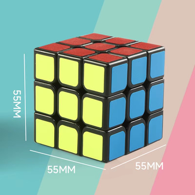 3X3X3 3D Fun Stress Relief Brain Boosting Puzzle Professional Smooth Speed Game 
