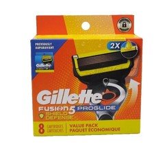 Gillette Fusion 5 ProGlide Shield Defense 8 Count Refill Cartridge New Gillette