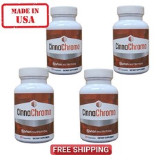 4 Pack CinnaChroma Blood Sugar Support w/ Cinnamon Extract  Chromium