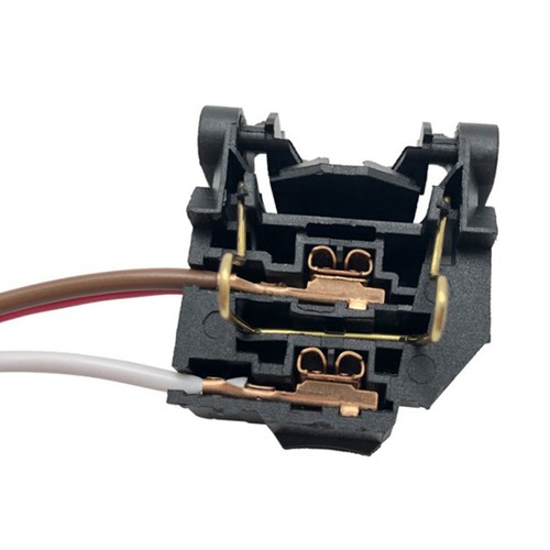 Black Car H7 Low Beam Lamp Headlight Bulb Holder Adapter Harness Fit for - Picture 3 of 6