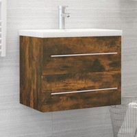 Waschbeckenschrank RäUchereiche 60X38,5X48 Cm Holzwerkstoff