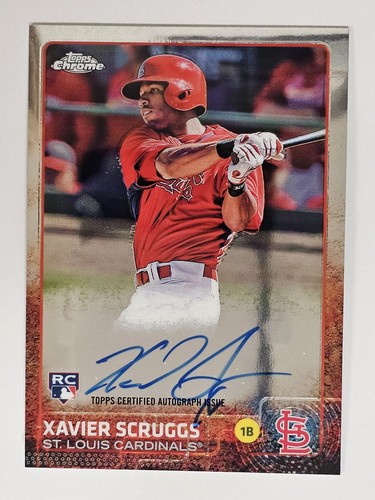 2015 Topps Chrome Xavier Scruggs Autogramm Rookie #AR-XS Auto RC