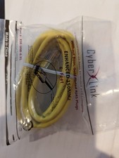 6ft Cat5e Ethernet Patch Cable twisted pair 24AWG stranded UTP  Yellow