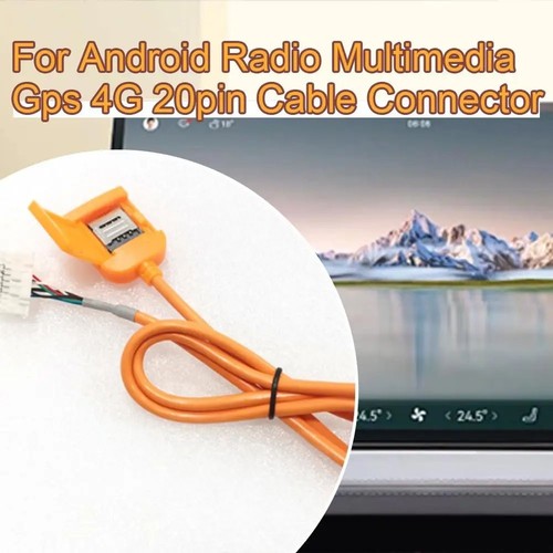 SIM -Slot -Adapter 4G 20p SIM -Karte Orange Ca. 48,5 Cm/19,09 Zoll Neu
