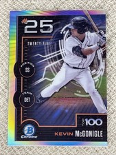 2025 BOWMAN CHROME #BTP-25 KEVIN McGONIGLE BOWMAN SCOUT TOP 100 REFRACTOR SP !!