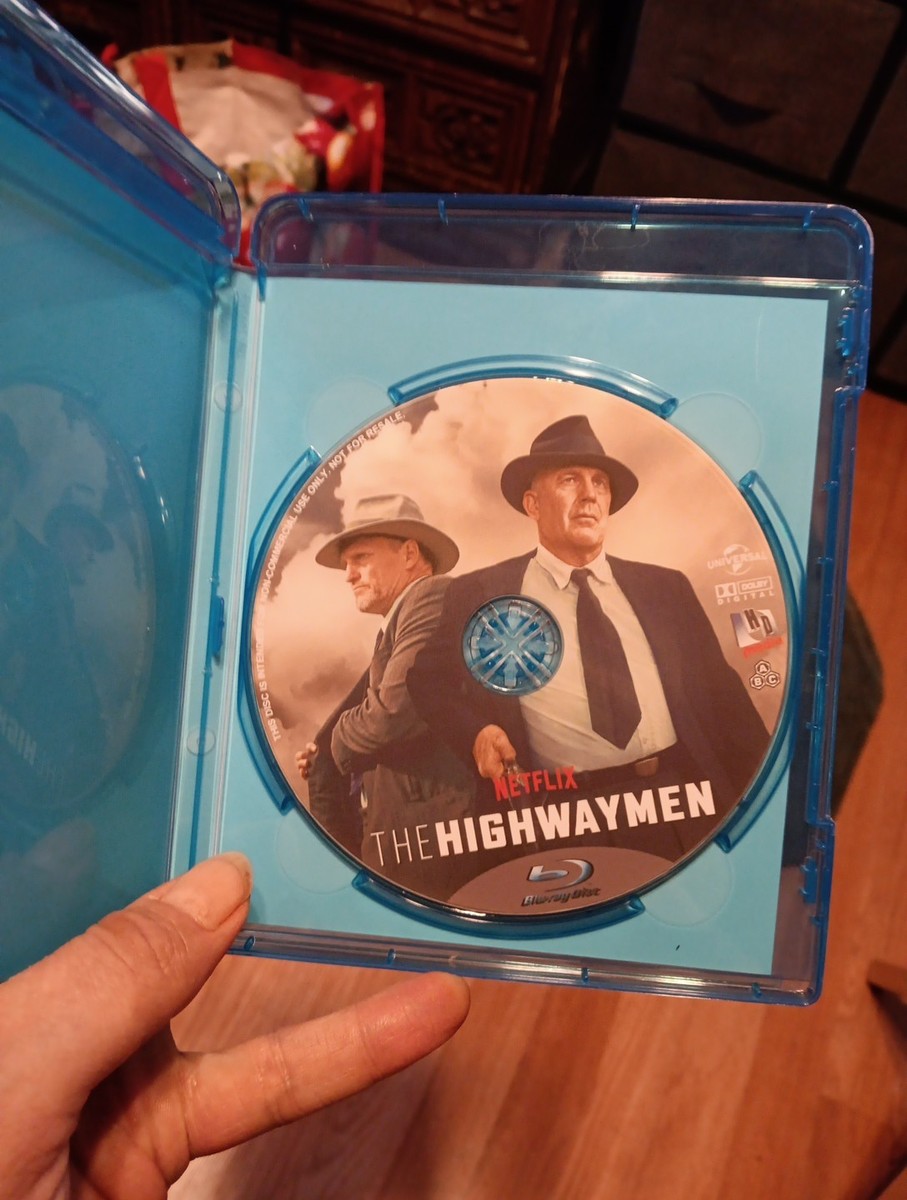 The Highwaymen Blu-ray No DVD Netflix Film Kevin Costner Woody