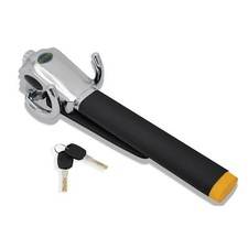 Foldable Car Steering Wheel Security Lock W 3 Keys Vehicle Anti-theft Devices