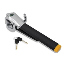 Foldable Car Steering Wheel Security Lock w/ 3 Keys Vehicle Anti-Theft Devices