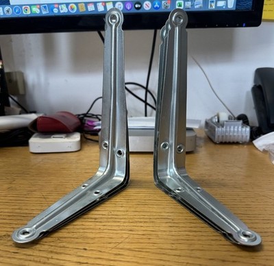Ace Hardware 6''x8'' Silver Shelf Brackets   Heavy Duty   Lot of 6