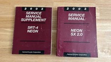 Dodge Neon 2003 Oem Shop Service Repair Manual Wiring Diagrams 2.0l Guide Engine