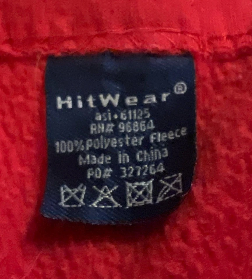 Liberty University rojo brillante LU HOCKEY 54”x45” manta polar llamas Foto 4 de 4