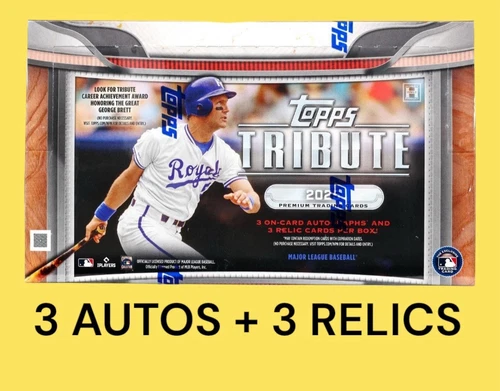 2025 Topps Tribute Baseball Hobby Box (3 Autos & 3 Relics) - IN HAND SHIPS NOW!
