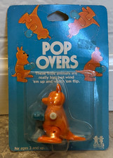 NOS 1980 Vintage Tomy Pop Overs Boxing Kangaroo Wind-Up Flip Toy MBP No. 2576