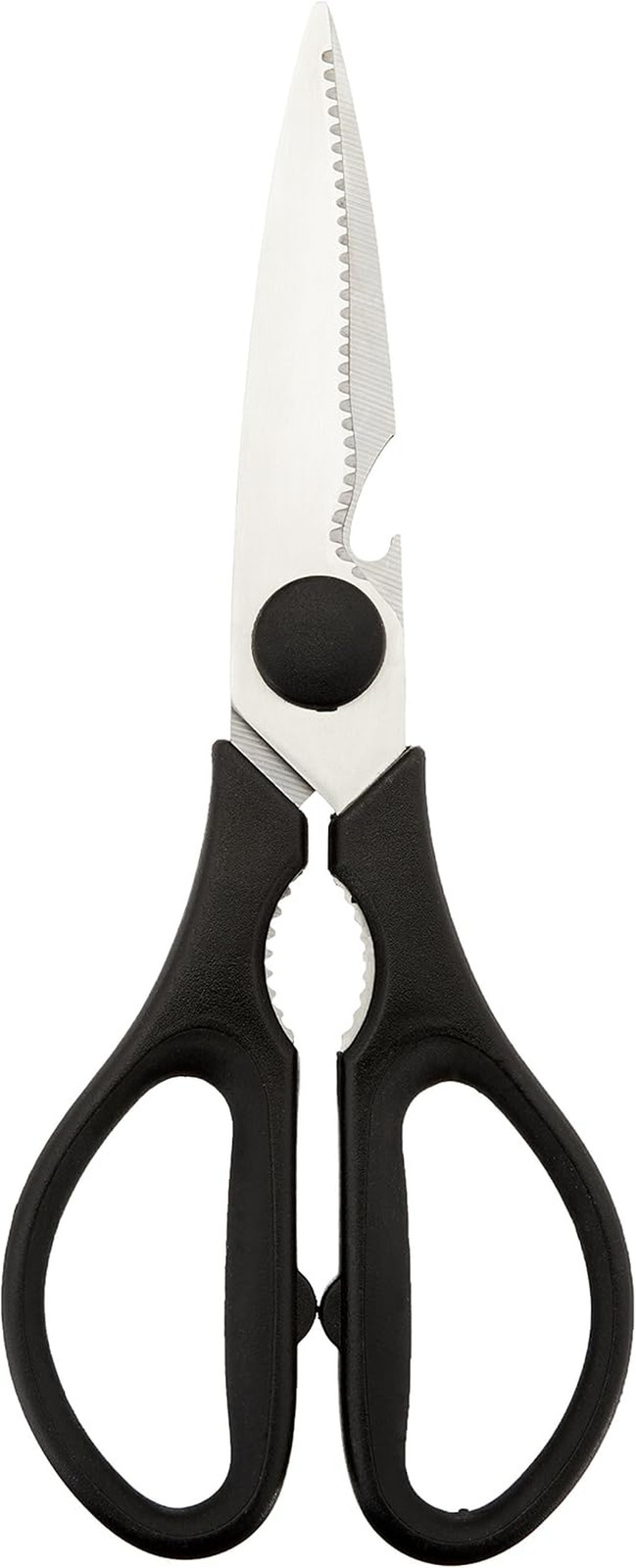 Forbici Cucina 8 Pollici Robuste e Comode - Modello Premium Nero Multiuso - 2