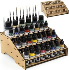 Paint rack organizer stand for modeling and miniatures. Vallejo paint rack kit
