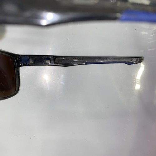 Oakley Crossrange Cobalt Blue Sunglasses OO9360-1258 USA Made Missing Nose Guard - Picture 5 of 7