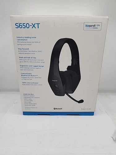 BlueParrott S650-XT Convertible Bluetooth Headset Noise Cancellation (EL1117975)