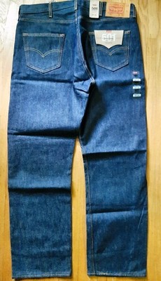 BRAND NEW Levi's 501 Shrink To Fit Jeans 38x32 STF Dark Wash 0501-0000 NWT