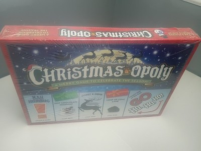 NEW Sealed Christmas Opoly Monopoly Variation New Sealed Board Game Never Opened