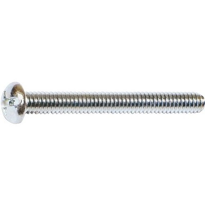 Midwest Fastener 07667 Machine Screw, #8-32 Thread, Fine Thread, Round Head, Com