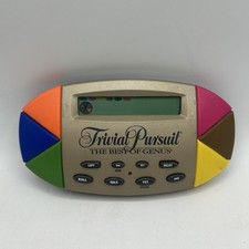 Trivial Pursuit The Best of Genus Handheld Pocket Game 1997 TESTED Works