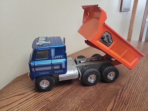 Vintage Ertl Pressed Steel 1970s Hydraulic Dump Truck International Transtar - Picture 10 of 10