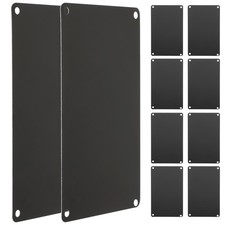 10Pcs Aluminum Name Plates Wall Mount Blank Signs for Office Door Phone Frame